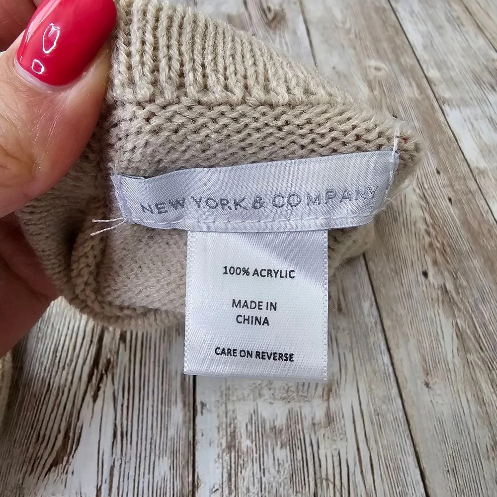 Women's New York & Company Beige Gloves